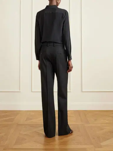 Nili Lotan Etoile Wool-twill Straight-leg Pants | Thumbnail 4 Nili Lotan Etoile Wool-twill Straight-leg Pants | Thumbnail 4