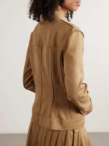 Norma Kamali Paneled Brushed Jacket | Thumbnail 4