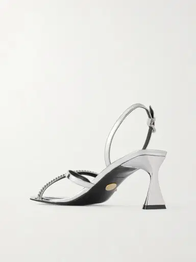 Stella McCartney Elsa Embellished Mirrored Slingback Sandals | Thumbnail 3 Stella McCartney Elsa Embellished Mirrored Slingback Sandals | Thumbnail 3