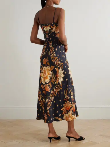 Farm Rio Paisley-print Satin-jersey Maxi Dress | Thumbnail 3 Farm Rio Paisley-print Satin-jersey Maxi Dress | Thumbnail 3