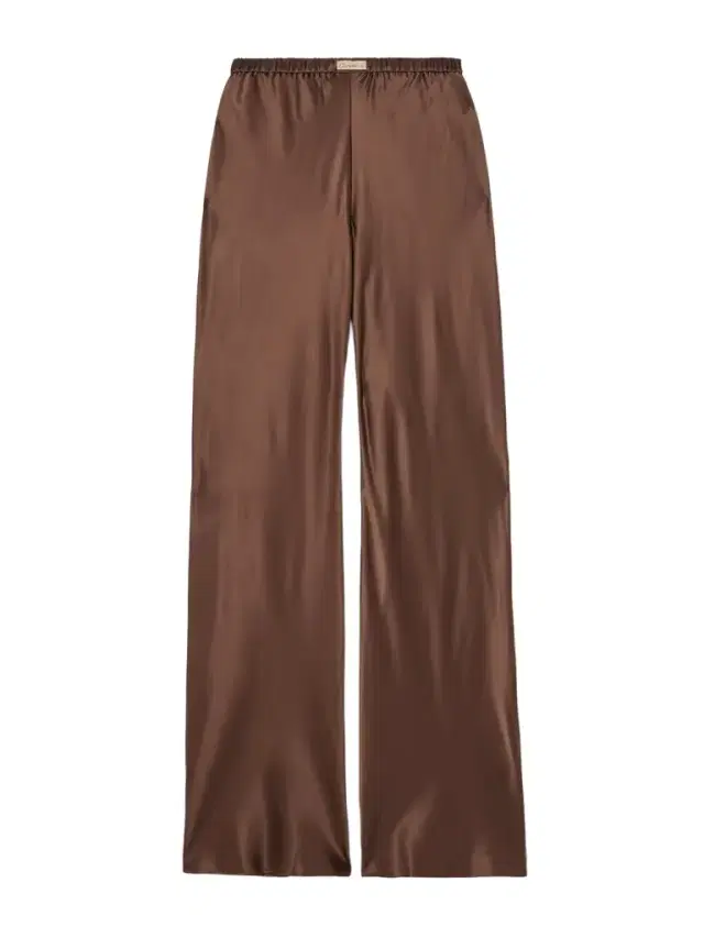 Bias Appliquéd-silk Straight-leg Pants