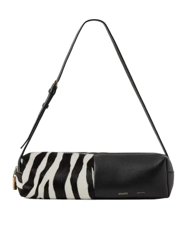 Kye Zebra-print Calf Hair And Leather Shoulder Bag