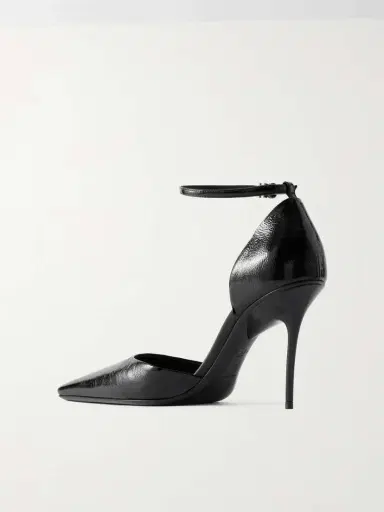 Alaïa D'orsay 90 Glossed Textured-leather Pumps | Thumbnail 3 Alaïa D'orsay 90 Glossed Textured-leather Pumps | Thumbnail 3