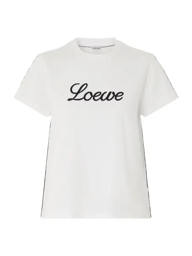Embroidered Cotton-jersey T-shirt