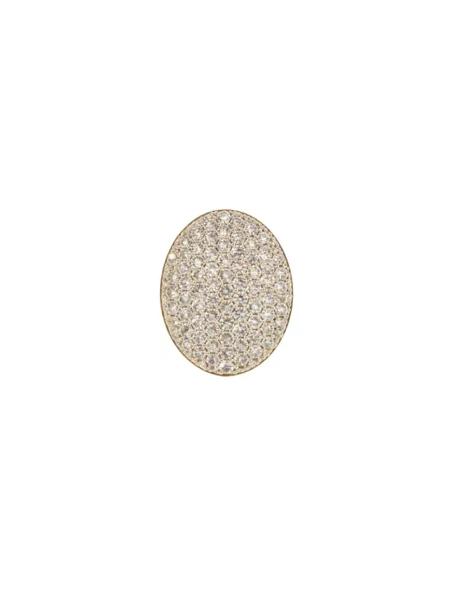 Wish Fine Jewelry 2.95ct Diamond 14K Gold Pave Cocktail Ring