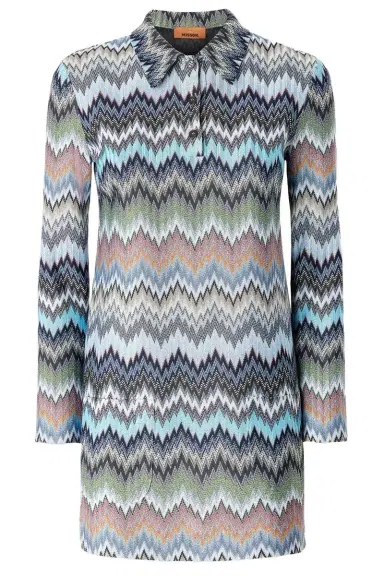 Missoni Collared Short Dress | Thumbnail 1