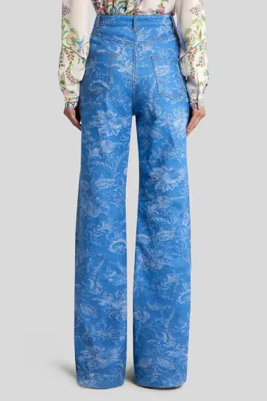 Etro Cropped Print Brocade Trousers | Thumbnail 8 Etro Cropped Print Brocade Trousers | Thumbnail 8
