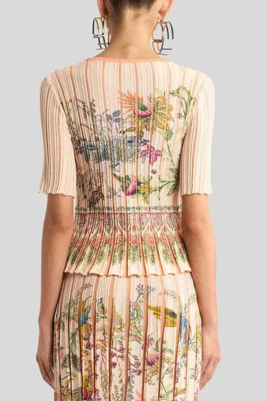 Etro Knit Pleading Crop Top | Thumbnail 4