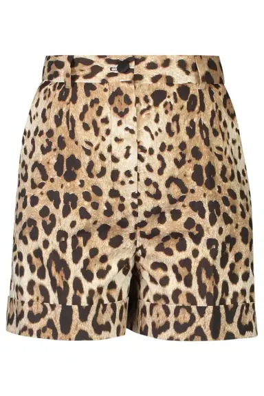 Dolce & Gabbana Leopard Printed Short | Thumbnail 1 Dolce & Gabbana Leopard Printed Short | Thumbnail 1