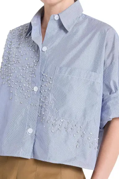 TWP Next Ex Shirt - White Midnight Crytal | Thumbnail 4