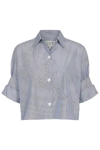 TWP Next Ex Shirt - White Midnight Crytal | Thumbnail 1