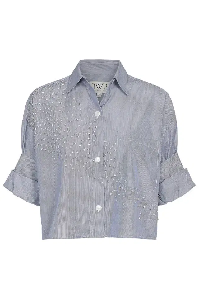 TWP Next Ex Shirt - White Midnight Crytal