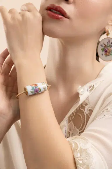 Marla Aaron Nymphenburg Trundle Lock Bracelet | Thumbnail 2 Marla Aaron Nymphenburg Trundle Lock Bracelet | Thumbnail 2