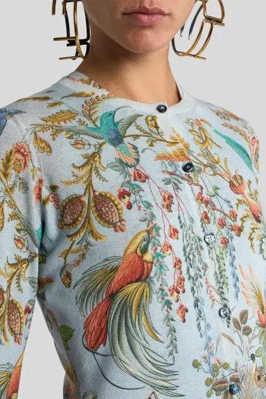 Etro Printed Slim Fit Cardigan | Thumbnail 3