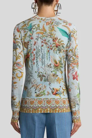 Etro Printed Slim Fit Cardigan | Thumbnail 4