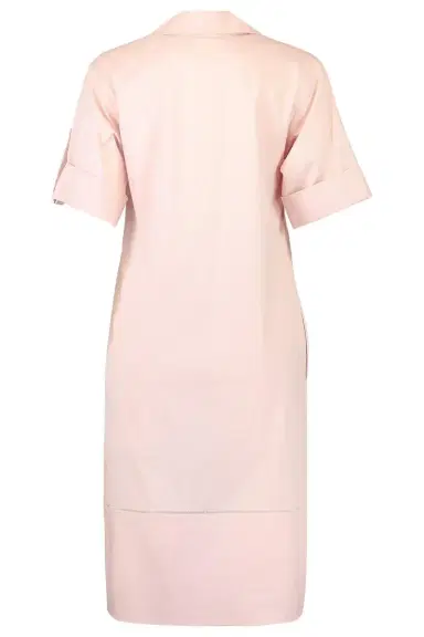 PESERICO V Neck Stretch Midi Dres | Thumbnail 6
