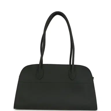 The Row The Row Shoulder Margaux 12 Dark Pine Calfskin Silver Hardware | Thumbnail 4 The Row The Row Shoulder Margaux 12 Dark Pine Calfskin Silver Hardware | Thumbnail 4