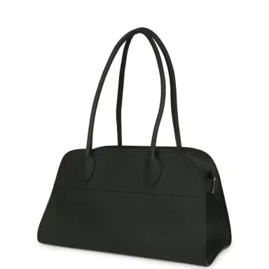 The Row The Row Shoulder Margaux 12 Dark Pine Calfskin Silver Hardware | Thumbnail 5 The Row The Row Shoulder Margaux 12 Dark Pine Calfskin Silver Hardware | Thumbnail 5