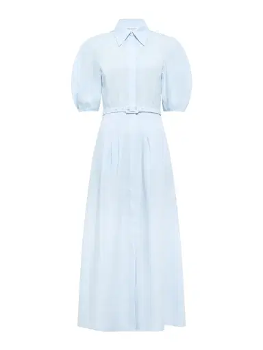 Gabriela Hearst Maude Pleated Midi Shirtdress | Thumbnail 1