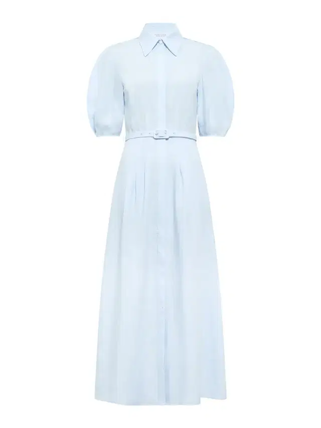 Maude Pleated Midi Shirtdress