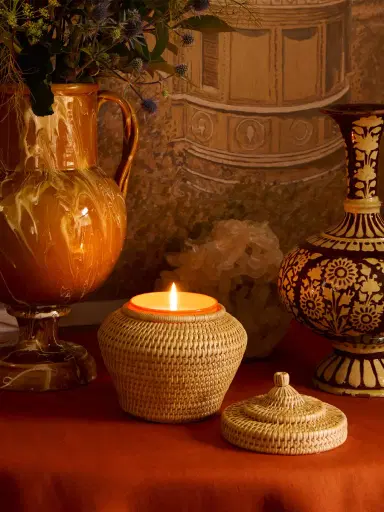 Cabana Sabbia Vimini Woven Candle Holder | Thumbnail 2 Cabana Sabbia Vimini Woven Candle Holder | Thumbnail 2