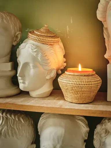 Cabana Sabbia Vimini Woven Candle Holder | Thumbnail 3 Cabana Sabbia Vimini Woven Candle Holder | Thumbnail 3