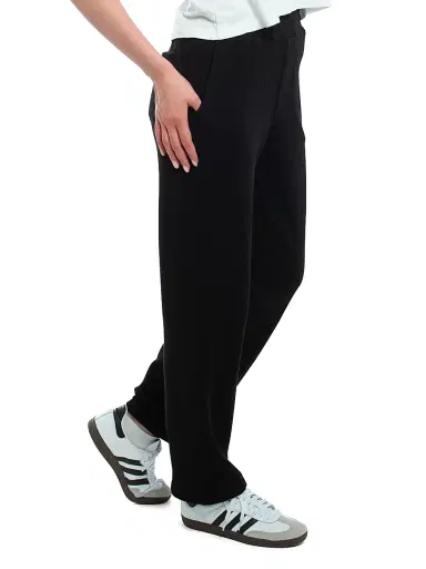 Wilt Women's Relaxed Pants with Elastic Waist - Black | Thumbnail 3