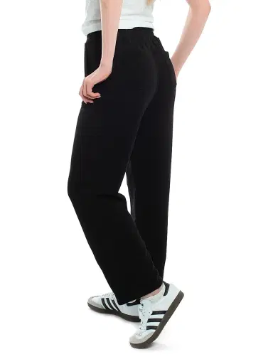 Wilt Women's Relaxed Pants with Elastic Waist - Black | Thumbnail 6
