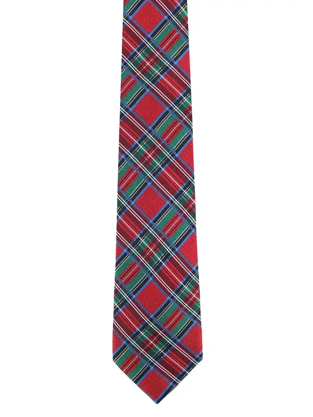 Trafalgar Men's Holiday Nicholas Plaid Tie