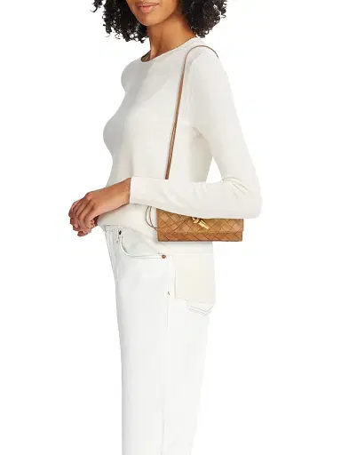 Bottega Veneta Women's Andiamo Intrecciato Suede Pouch | Thumbnail 2