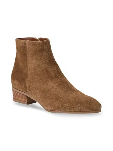 Aquatalia Women's Fuoco 31MM Suede Ankle Boots - Champagne - Size 5 | Thumbnail 2