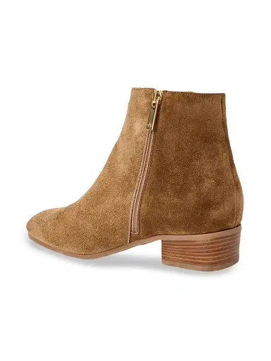 Aquatalia Women's Fuoco 31MM Suede Ankle Boots - Champagne - Size 5 | Thumbnail 3