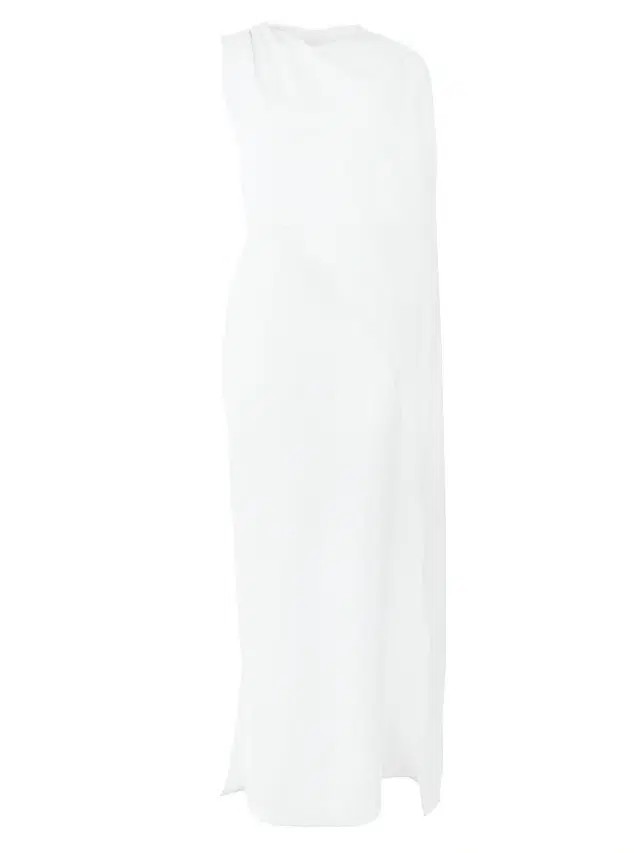 Carolina Herrera Women's Draped One-Shoulder Column Gown - White