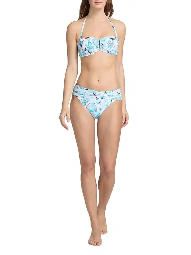 Lilly Pulitzer Women's Lagoon Hipster Bikini Bottom - White Multi - Size 12 | Thumbnail 2 Lilly Pulitzer Women's Lagoon Hipster Bikini Bottom - White Multi - Size 12 | Thumbnail 2
