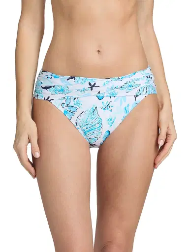 Lilly Pulitzer Women's Lagoon Hipster Bikini Bottom - White Multi - Size 12 | Thumbnail 3 Lilly Pulitzer Women's Lagoon Hipster Bikini Bottom - White Multi - Size 12 | Thumbnail 3