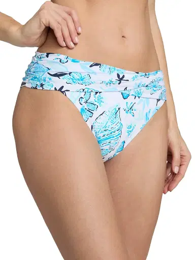 Lilly Pulitzer Women's Lagoon Hipster Bikini Bottom - White Multi - Size 12 | Thumbnail 5 Lilly Pulitzer Women's Lagoon Hipster Bikini Bottom - White Multi - Size 12 | Thumbnail 5