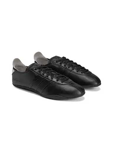Adidas Men's Y-3 Tokyo Leather Low-Top Sneakers - Black White - Size 11 | Thumbnail 1