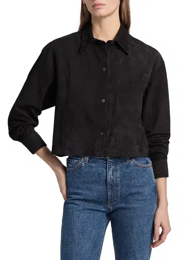 TWP Women's Little Big Joe Suede Jacket | Thumbnail 3