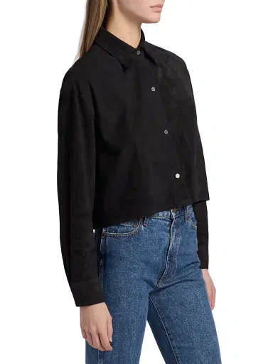 TWP Women's Little Big Joe Suede Jacket | Thumbnail 4