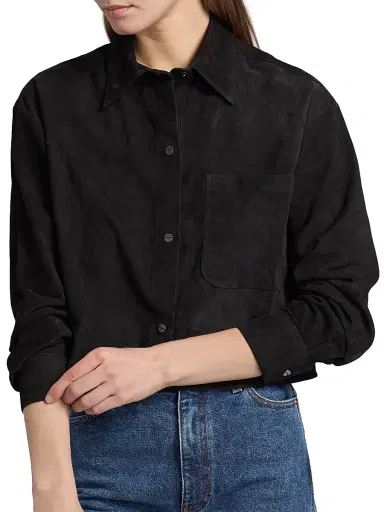 TWP Women's Little Big Joe Suede Jacket | Thumbnail 6