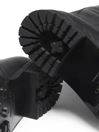 Jimmy Choo Women's Biker Mid Leather Boots - Black | Thumbnail 5