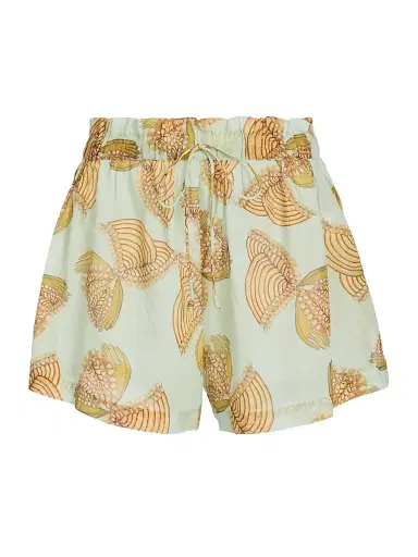 Ulla Johnson Women's Anna Zemankova Bijou Printed Coverup Shorts - Water Blossoms - Size XL | Thumbnail 1 Ulla Johnson Women's Anna Zemankova Bijou Printed Coverup Shorts - Water Blossoms - Size XL | Thumbnail 1
