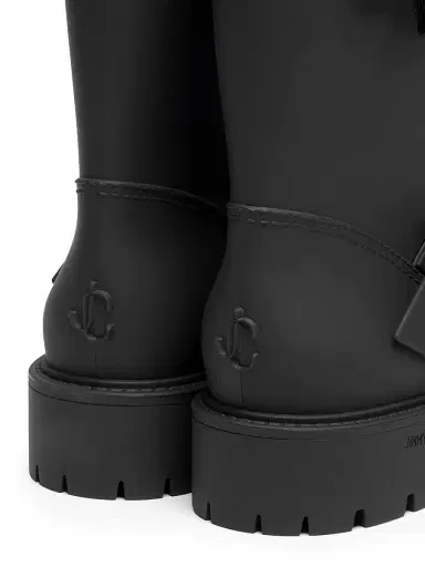Jimmy Choo Women's Biker Rain Boots - Black | Thumbnail 3