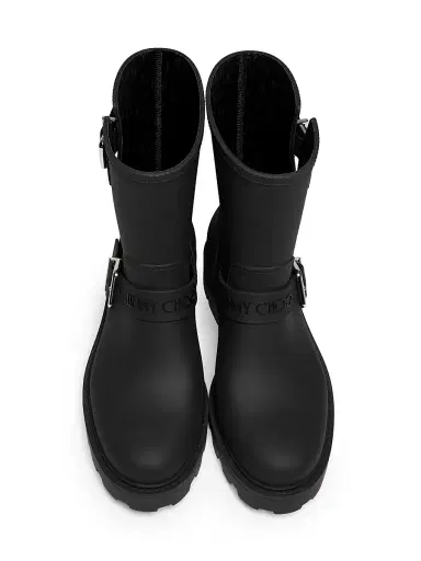 Jimmy Choo Women's Biker Rain Boots - Black | Thumbnail 4
