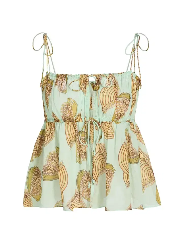 Women's Anna Zemankova Tallulah Coverup Top - Water Blossoms