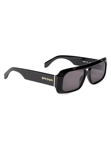 Palm Angels Women's Willow 57MM Rectangular Sunglasses - Black | Thumbnail 1