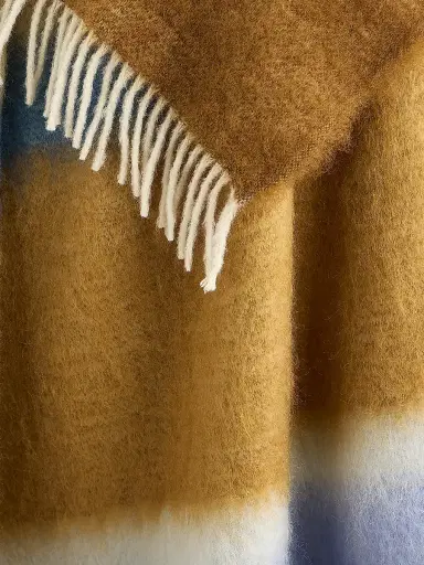 Mantas Ezcaray Matisse Mohair-Merino Wool Throw Blanket | Thumbnail 3 Mantas Ezcaray Matisse Mohair-Merino Wool Throw Blanket | Thumbnail 3