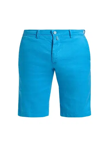 Kiton Men's Corabba Straight-Leg Shorts - Avio - Size 40 | Thumbnail 1