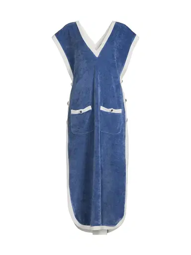 My Beachy Side Women's Peony Caftan Cover-Up Dress - Navy - Size Large | Thumbnail 1 My Beachy Side Women's Peony Caftan Cover-Up Dress - Navy - Size Large | Thumbnail 1