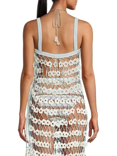 My Beachy Side Women's Fleur Crochet-Knit Tankini Top | Thumbnail 5